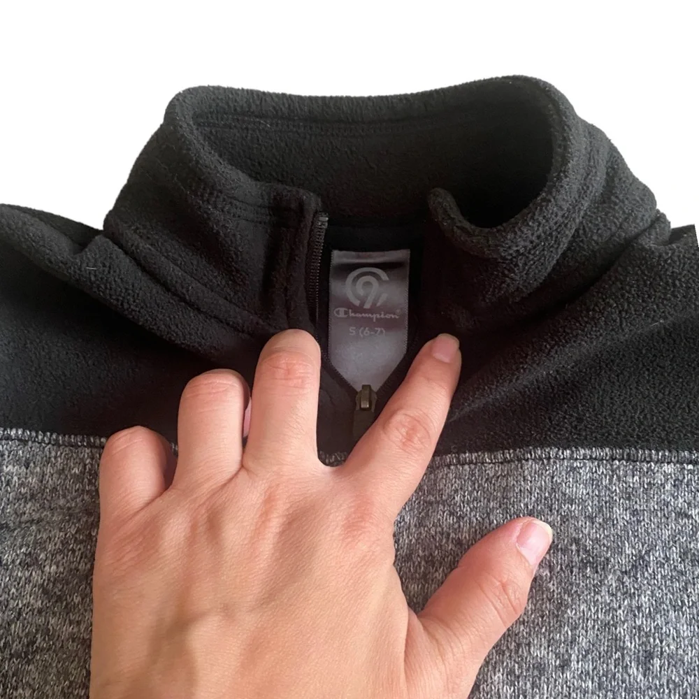 C9 by Champion and New Balance | Boys 2 piece black gray Sweater bundle Size 6